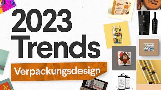 Die 10 besten VerpackungsdesignTrends für 2023 [upl. by Esaj703]