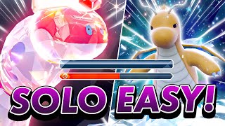 UPDATE The FASTEST Pokemon BUILD to SOLO 7 Star DRAGONITE Tera Raid in Scarlet and Violet DLC [upl. by Yelrebmyk]