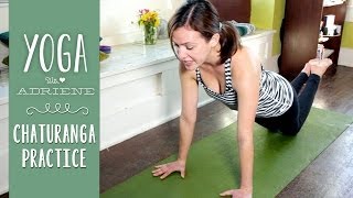 Chaturanga Practice  Yoga For Beginners [upl. by Zoes]