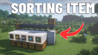 NEW UPDATED Item Sorter in Minecraft 121 [upl. by Lraep]