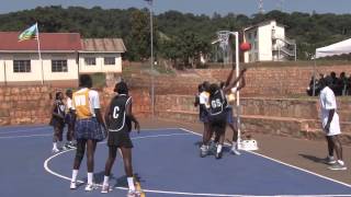 TANZANIA Vs KENYA Netball EAC Military games at UCU mukono 2015 [upl. by Wiles901]