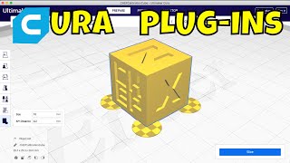 Cura Slicer PlugIns for AntiWarp and HTML Settings [upl. by Olivette]