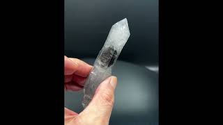 Twoended termination Quartz include Graphite artwork crystals rareminerals gemstone crystalgem [upl. by Naicul]