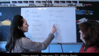 Lesson 40  Dates  Learn English with Jennifer [upl. by Shien149]