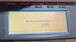 error code c2500 solution on Kyocera km 303540355035 etc [upl. by Battiste255]