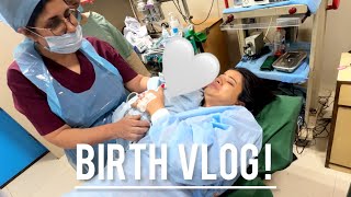 BIRTH VLOG  OUR LITTLE MIRACLE IS HERE 🧿  MY DELIVERY VLOG PART  2 [upl. by Hutson]