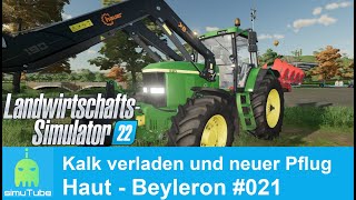 LS22 Kalk verladen und neuer Pflug 021 Farming Simulator 22 [upl. by Sirroned504]