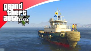 GTA V Online 44  DE BOOT OP MET BOB EN TEUN GTA 5 Freeroam Roleplay [upl. by Seidule496]