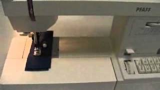 Pfaff 1151 Tipmatic Sewing Machine Demo [upl. by Stortz764]