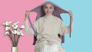 CARA MEMAKAI JILBAB PASHMINA TALI SIMPLE DAN CANTIK UNTUK KONDANGAN [upl. by Anaib]