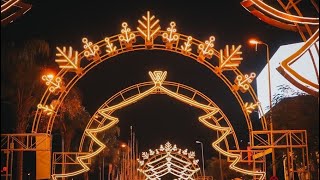 زينة الكريسماس و العام ٢٠٢٠ كومباوند واتر واي التجمع الخامس the Waterway New Year Décorations [upl. by Malina540]