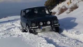 Lada Niva  Snow Performance [upl. by Einaffyt]