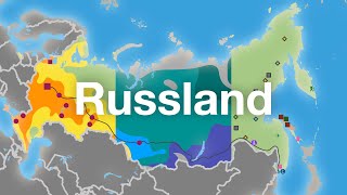 Russland  Überblick in Karten [upl. by Ariahaj165]