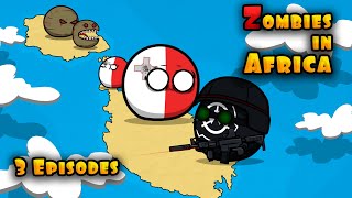 Zombies in africa Episode 3 Malta  countryballs [upl. by Fitz]