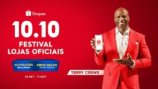 1010 Festival Lojas Oficiais Shopee com Terry Crews [upl. by Morrie]