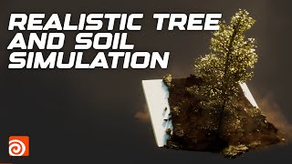 Realistic Tree and Soil Simulation  Pro Houdini Tutorial [upl. by Severin]