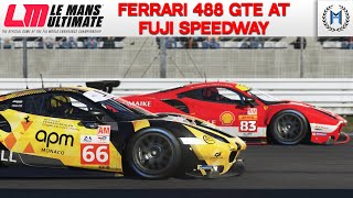 Le Mans Ultimate First Gameplay Ferrari 488 GTE at Fuji [upl. by Rebah833]