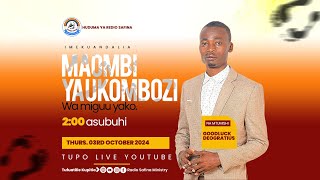 MTUMISHI GOODLUCK DEOGRATIUS  MAOMBI YA UKOMBOZI WA MIGUU YAKO  TAR03102024 [upl. by Kloman]