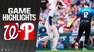 Nationals vs Phillies Game Highlights 51724  MLB Highlights [upl. by Yadroc]