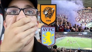 HULL CITY 13 ASTON VILLA  6818  ALAN HUTTON SCREAMER AND AWAY END CARNAGE VLOG [upl. by Eyllib63]