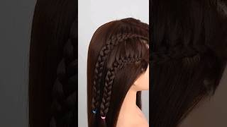 Very stylish open ponytail side look hairstyle latest new trending [upl. by Arlyne]