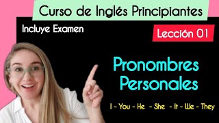 Lección 1  Pronombres Personales  Personal Pronouns Fácil Practico Eficiente [upl. by Oribella320]