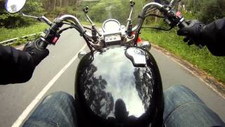 Probando la Yamaha Virago XV 535 [upl. by Ahtanoj973]