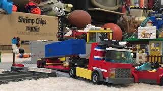 Lego Oxnard California Train Crash Remake [upl. by Lenni]