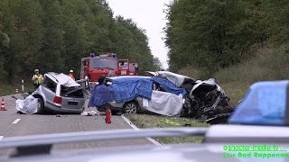 HORRORUNFALL  TRAGÖDIE 2 Kinder  2 Erwachsene tödlich verletzt Schockeinsatz f Rettungskräfte E [upl. by Ricoriki453]