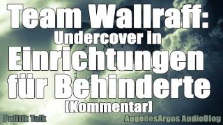 Team Wallraff Undercover In Einrichtungen Für Behinderte Kommentar [upl. by Christina798]