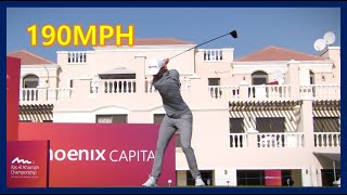 190MPH Long Hitter Nicolai Højgaard Awesome Swing Motion amp Slow Motion ニコライ・ホイガード の素晴らしいスイングモーション [upl. by Yuk]