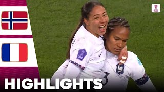 France vs Norway  Highlights  UEFA Womens Nations League 27102023 [upl. by Dloreh134]