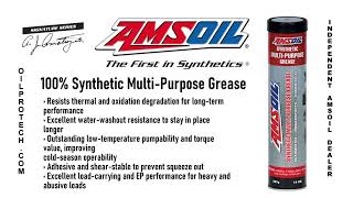 Amsoil Synthetic MultiPurpose Grease NLGI 2 [upl. by Libb]