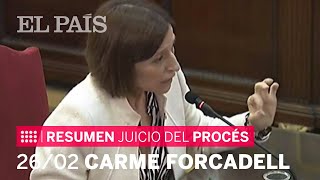 Así fue la declaración de FORCADELL en séptimo día del JUICIO al PROCÉS [upl. by Tterrab]