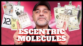 ESCENTRIC MOLECULES FRAGRANCES RANKED  ESCENTRIC MOLECULES 0105  LUCKYSCENT SAMPLE SET USA GVWY [upl. by Arjun906]