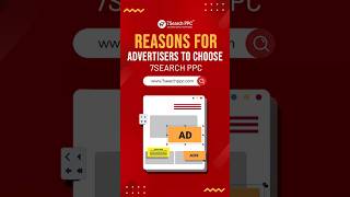 Reasons for advertisers to choose 7Search PPC💰📢 ads advertising short shortsfeed ytshorts [upl. by Yesteb]