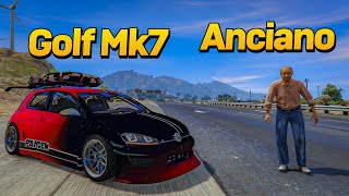 Modificamos El Golf Mk7 De Un Anciano Gta Rp [upl. by Zenas687]