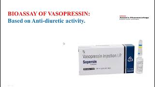 Bioassay Vasopressin [upl. by Roswell]