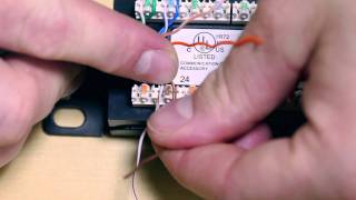 How to Punch Wires into Networking Patch Panels  Cable Connection Guide [upl. by Ataynek]