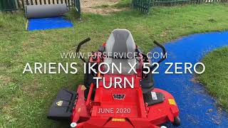 Ariens IKON X 52 Zero Turn [upl. by Alamak]