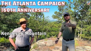 The Atlanta Campaign Part 2  160th Anniversary from Kennesaw Mountain [upl. by Pine]