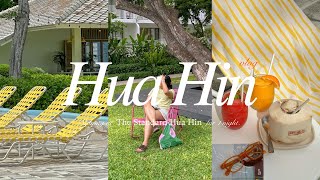 Hua Hin Vlog  พัก The Standard นั่งชิวอ่านหนังสือ กินหม่าล่า ร้านอาหารบ้านครูส่วน 🌊 [upl. by Ylrebnik846]