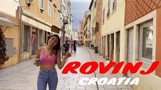 Rovinj 🇭🇷 Croatia ► Walking tour in the old town ► 4K Video [upl. by Hullda]