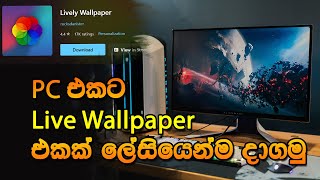 Customize Your Desktop Adding Live Wallpapers Easily  පහසුවෙන් Live Wallpapers එකතු කරමු [upl. by Rozele]