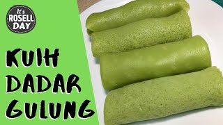 Kuih Dadar Gulung 🌯🌯🌯 Home Made Easy Recipe [upl. by Subocaj422]