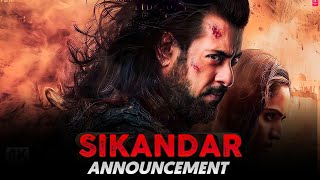 Sikandar Movie Announcement  Salman Khan  AR Murugadoss  Sajid Nadiadwala  Hindi News Guruji [upl. by Radloff216]