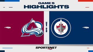 NHL Game 5 Highlights  Avalanche vs Jets  April 30 2024 [upl. by Consolata828]