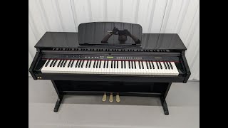 Diginova Concerto VII digital piano in glossy black polished ebony finish stock number 24441 [upl. by Tnattirb]