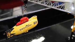 T2M Mini UBoot Sub Explorer  Remote Controlled Miniature Submarine [upl. by Oetsira837]