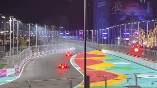 Mick Schumacher qualifying crash 2022 Saudi GP [upl. by Ayala265]